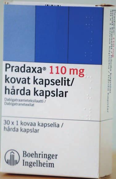 Proppförebyggaren Pradaxa har nu kompletterats med en antidot, Praxbind, som bland annat kan användas vid akuta operationer.
