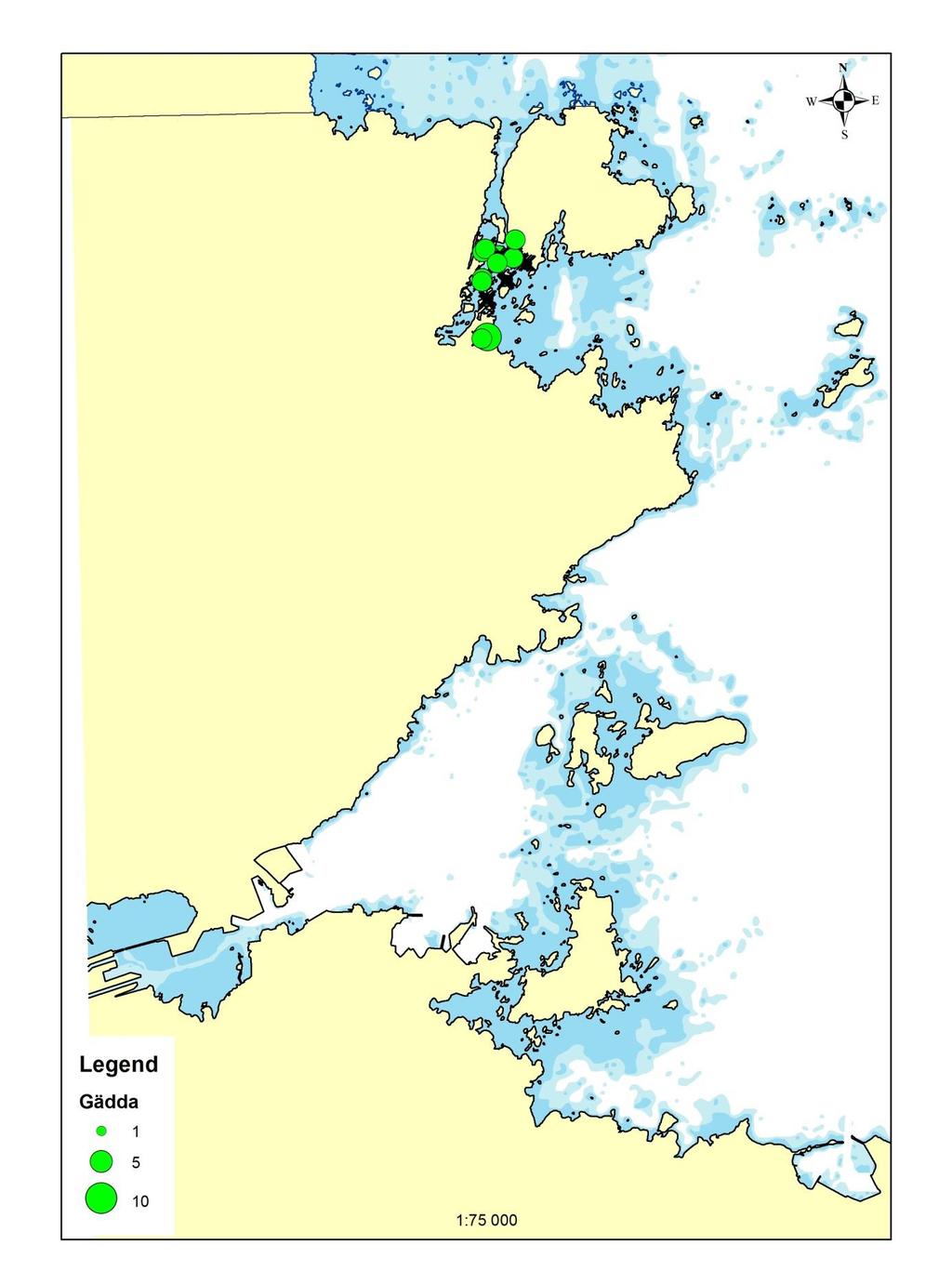 Resultat från provtagningar i Gävle 2003.