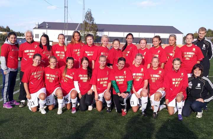 VÄSTMANLANDS FOTBOLLFÖRBUND Rytterne IS, seriesegrare division 3 damer, tog via