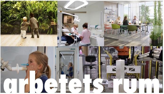 introduktion Arbetets rum handlar om grundläggande frågor inom arkitektur: Om relationer mellan rum, byggnader och verksamheter.