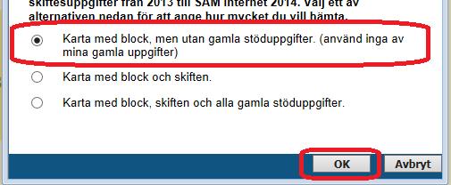 Importera filen i SAM Internet Förutsättningar Du skall logga in på SAM Internet med dina ordinarie