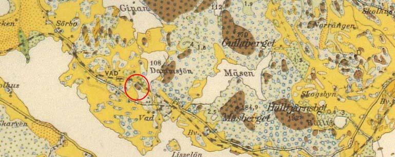 Marken på området består av