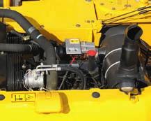 Komatsu SAA4D107E-1 är certifierad för utsläppsbestämmelserna i EU stadie IIIA.