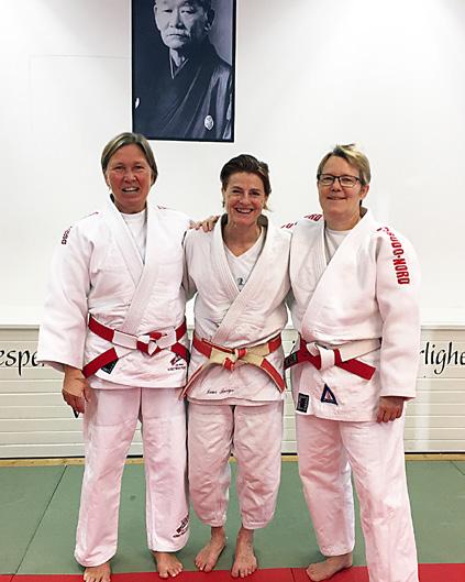 Förutom att marknadsföra Judo5 och Svensk Judo skulle vi även hålla i ett träningspass under lägret som var efter veteran-em.