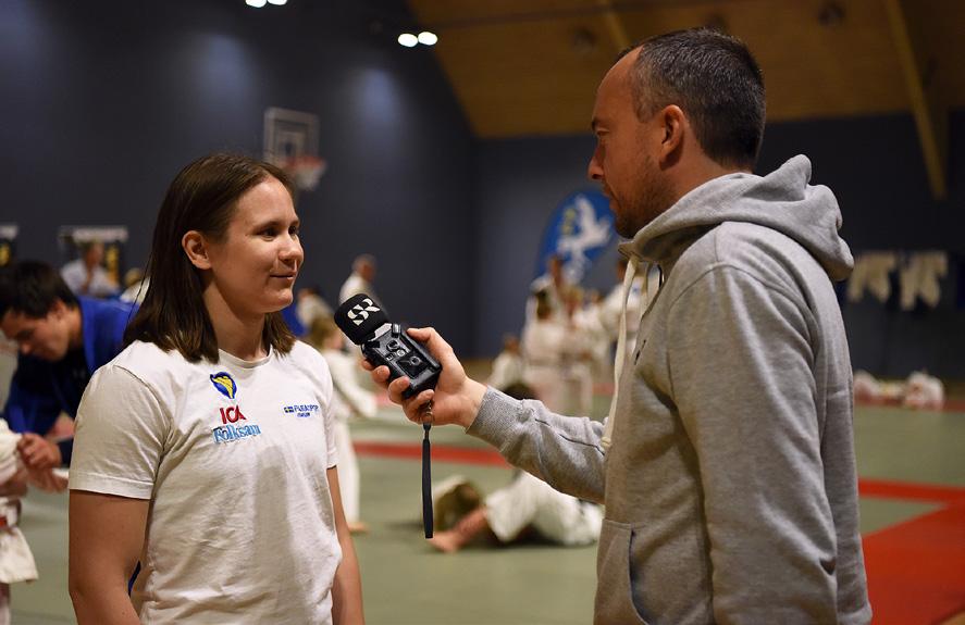 Foto: Alf Tornberg OS-truppen på Bosön: Mia Hermansson, Robin