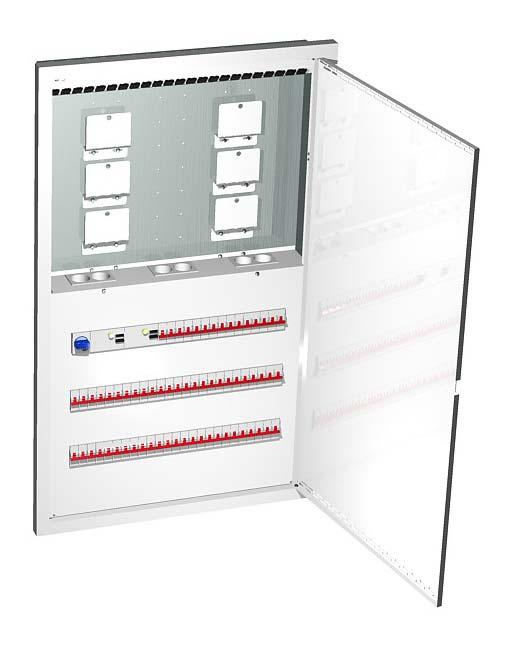 Kombinationscentral KC-3x25 Kombinationscentralen från Eltecno är det senaste svaret på marknadens önskemål, att vara heltäckande. Två delar bakom en dörr.