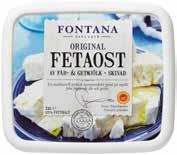 1,5 kg. Mild Arla 59 Ord. pris 74, FETAOST Skivad Fontana 89 Ord.