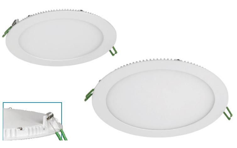 INFÄLLDA DOWNLIGHTS HARSTED Korridor kontor Allmänytor Retail WC 3 varianter 13W, 933 lm, 72