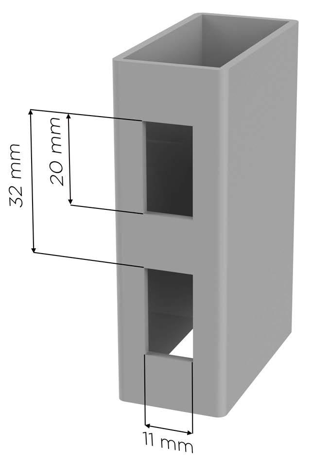 HYLLSYSTEM - L-STATIV ELLER VÄGGSKENA Det