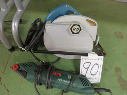 & Decker cirkelsåg och Bosch