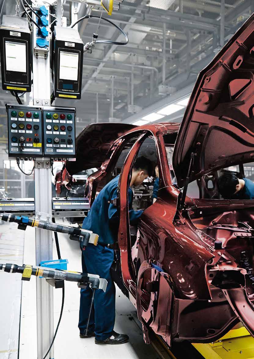 Industriteknik Affärsområdet fortsatte att växa under 2016. Ordervolymerna stöddes av investeringar i fordons- och verkstadsindustrin. Serviceverksamheten hade också en stark tillväxt.