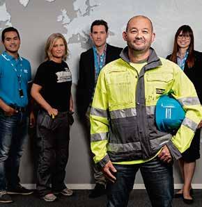 ÅRET I SAMMANDRAG MEDARBETARE Utveckla och mobilisera talanger globalt Atlas Copco uppmuntrar rörlighet över geografiska, organisatoriska och kulturella gränser.