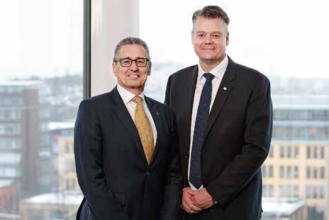 VD OCH KONCERNCHEF I januari 2017 utnämndes Mats Rahmström (höger) till VD och koncernchef för Atlas Copco AB, från den 27 april 2017.