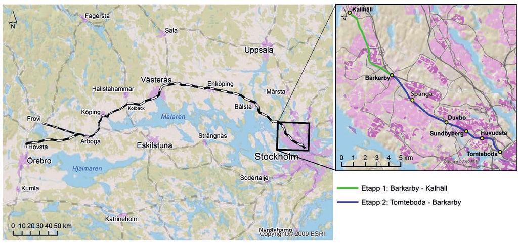 BakgrUND och mål 1. Bakgrund och mål 1 1.1. Bakgrund 1.2. Behov av förändringar En utbyggnad av Mälarbanan mellan Tomteboda och Kallhäll ingår i Nationell plan för transportsystemet 2014 2025.