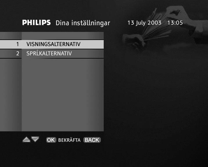8.2.1 Din PIN-kod PIN-koden är ditt personliga 4-siffriga lösenord som används för att begränsa tillgången till digitalmottagaren. Från början är koden satt till 1234.