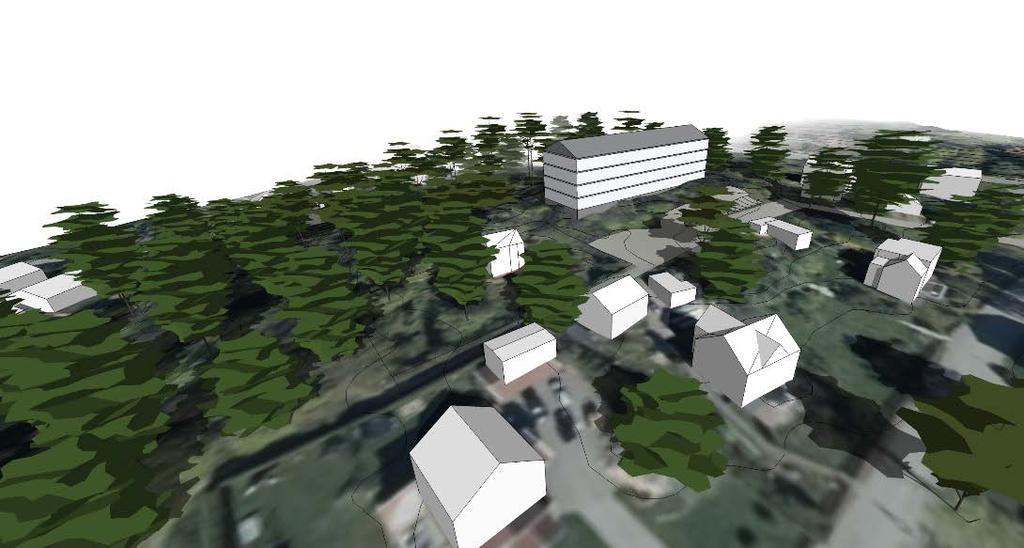 Sammanfattning av planförslag Detaljplanen omfattar cirka 7600 m 2 som kommer möjliggöra för ny bostadsbebyggelse i form av ett flerfamiljshus.