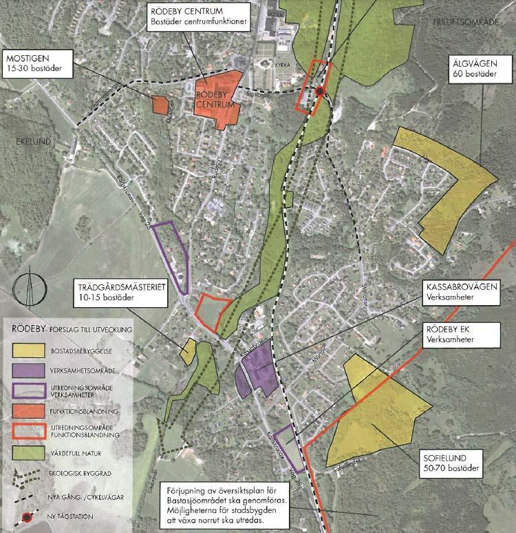 Tidigare kommunala ställningstaganden Översiktsplan Enligt översiktsplanen Karlskrona 2030 är strategin för Karlskronas fortsatta utveckling mot det hållbara samhället bland annat förtätning,