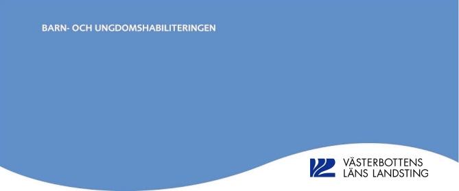 BARN- OCH UNGDOMSHABILITERINGEN Elektronisk