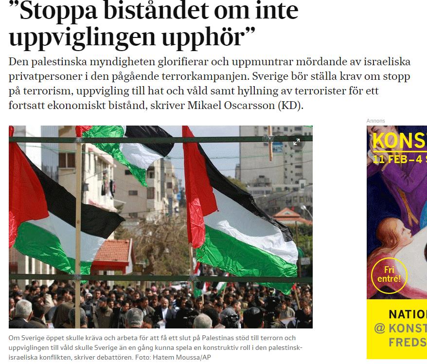 Stoppa biståndet till