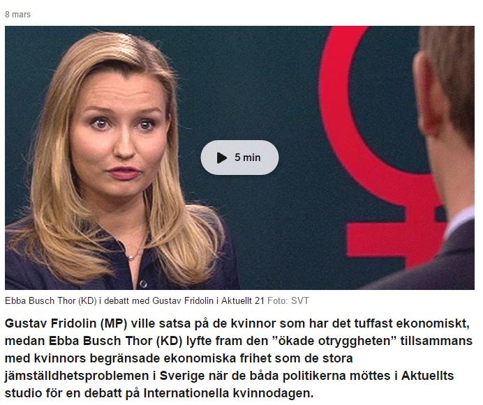 Jämställdhetsdebatt med