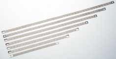 Längd: Best-nummer: 200 mm JFF 620 250 mm JFF 625 300 mm JFF 630 350 mm JFF 635 400 mm JFF 640 450 mm JFF 645 500 mm JFF 650 JORDFLÄTA (JF) För jordning mellan dörr och kapsling. Längd 250 mm.