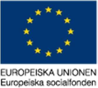 1 Europeiska socialfonden Stöder projekt som motverkar utanförskap och främjar kompetensutveckling.