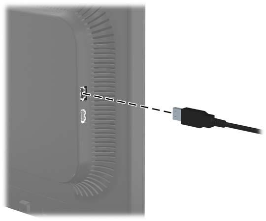 Bild 2-8 Ansluta USB-enheter 10