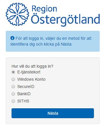 Inloggningsmetoder