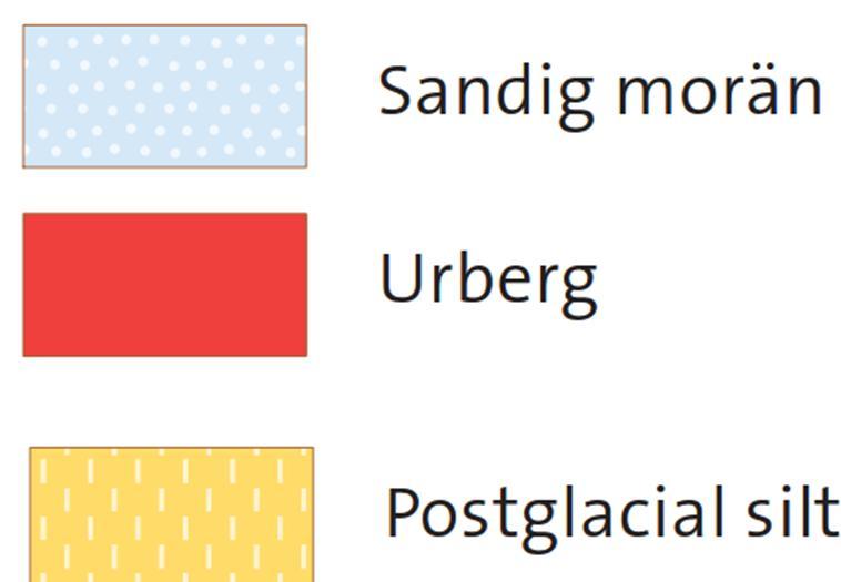 Kartan har beställts från Sveriges Geologiska Undersökning (sgu.se) den 12 augusti 2015. Figur 3. Jordartkarta, SGU, daterad 2015-08-12.