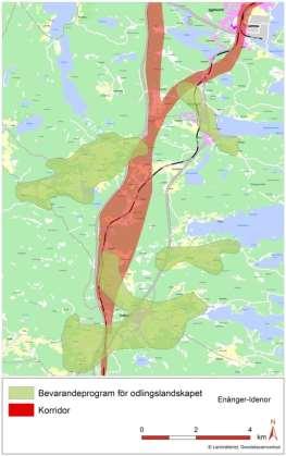 I de södra delarna av Hudiksvalls tätort finns fem klassade områden enligt Länsstyrelsens bevarandeprogram för odlingslandskapet: Vibodarna (fäbodvall), Håsta (fossilt odlingslandskap),