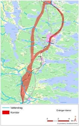 För det nya dubbelspåret kommer nya diken att anläggas, vilket kan påverka vattenföringen utanför järnvägsområdet, beroende på hur och i vilken riktning vattnet avleds.