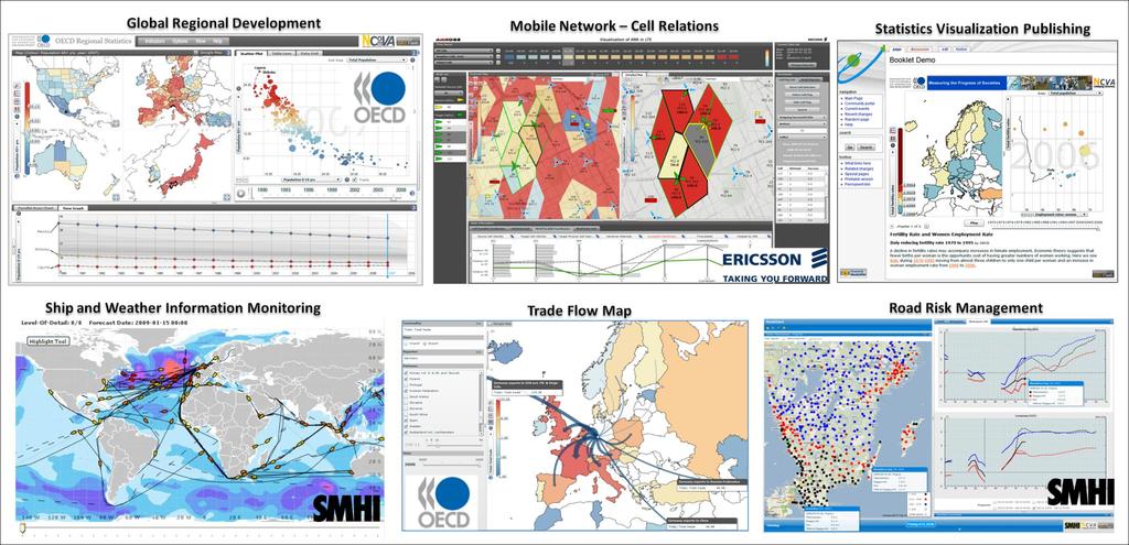 Tillämpad forskning inom geovisuell