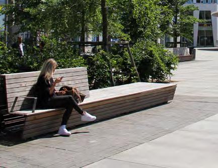 Området i anslutning till kulverten, där ån kommer ut, rustas upp med