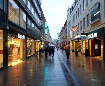 1.4.1 Brogatan och Medborgaregatan förslag - översikt Bland gågatorna har Brogatan en särskild roll som huvudaxel och historisk koppling mot den gamla bron över Mölndalsån.
