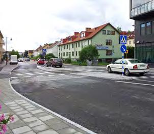 1.8 Stadsgator Gemensam målbild för stadsgatorna: Stadsmässiga gator som annonserar innerstaden i material och uttryck.