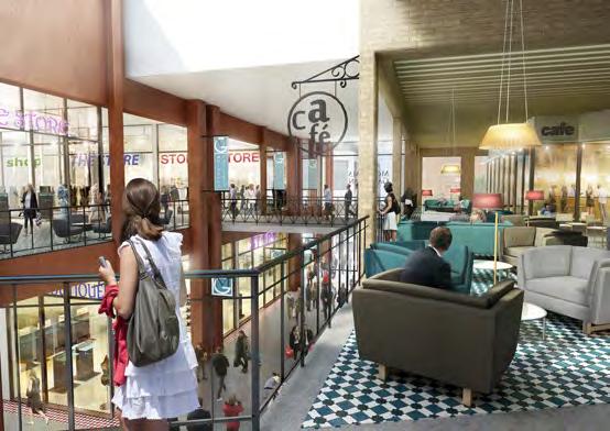1.5 Kv Koljan och Karpen Mölndals galleria, hus 1norr om och under Mölndalsbro Befintliga byggander på fastigheterna Koljan 1-3 och på Karpen 12 rivs och ger plats för en ny galleria i två våningar