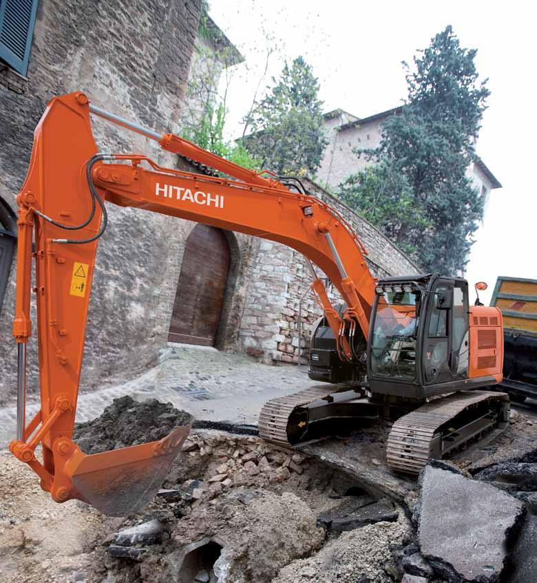 ZX225USR-5 LIVSLÄNGD Hitachi är känt för sin tillverkning av entreprenadmaskiner med hög kvalitet som arbetar i de mest krävande miljöer och under de hårdaste av arbetsförhållanden.