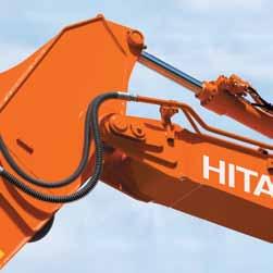 Med Hitachi kan du som kund känna dig trygg med våra erkänt driftsäkra och produktiva produkter med låg ägandekostnad. Den förstärkta bommen och dess infästning på nya ZAXIS 225USR är bra exempel.
