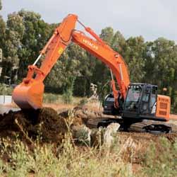 För att ytterligare minska utsläppen har ZAXIS 225USR utrustats med automatisk motoravstängning, vilket ger många fördelar som sänk bränsleförbrukning, bättre livslängd på partikelfiltret, sänkt