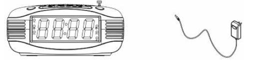 Ansluta AC/DC adapter (medföljer) 1. Sätt i DC kontakten, i änden av AC/DC sladden till DC 6V Ingången (13) som finns på baksidan av enheten. 2. Anslut AC/DC adaptern till ett 230V~50Hz AC vägguttag.