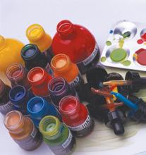 PROFESSIONELL AKRYLBLÄCK Liquitex Acrylic Ink är en extremt flytande akrylfärg (akryltusch) med intensiva färgpigment.