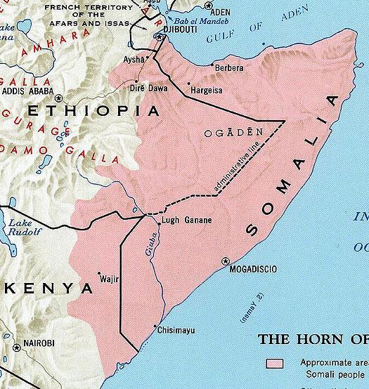 Somaliskans utbredning Somalia, Djibouti (sydost), Etiopien (öster: Ogaden), Kenya (nordost) + stor diaspora 8 25 miljoner talare?