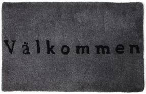 gummerad baksida, natur/svart, 45x75 cm 149