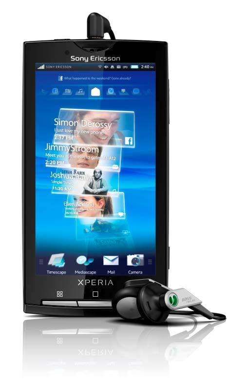 Pressmeddelande Nya Sony Ericsson XPERIA X10 introducerar en öppen och integrerad värld av sociala medier, kommunikation och underhållning XPERIA X10 är flaggskeppstelefonen i en familj av telefoner