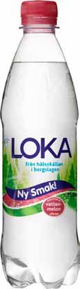DRYCKER Loka naturell Best.nr. 57754, Lev.art.nr. 1214821. Loka citron Best.nr. 57753, Lev.art.nr. 1214721.