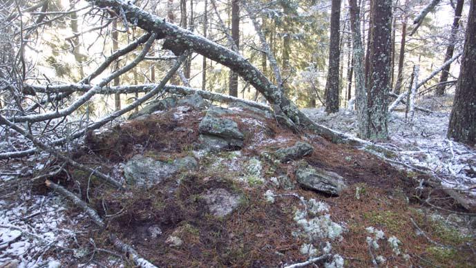 Ill. 5. Stensättning, lämning 0855:8 har inte gått att spåra något namn på bebyggelsen på platsen.