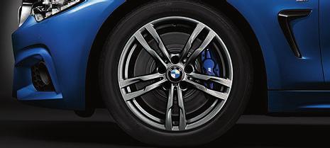 [ 02 ] 17" lättmetallfälgar Stjärneker 394, 7,5 J x 17, däck 225/50 R 17.