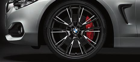 225/40 R 19, bak  Med diskret lasergravyr BMW Individual.