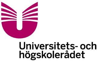 Antagning till högre utbildning höstterminen 2017