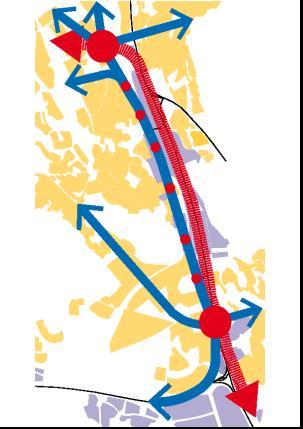 FÖP MÖLNDALSÅNS DALGÅNG - GENOMFÖRANDE - TRAFIK Göteborgsområdet (Göteborg & Mölndal) Spårväg och busslinjer kommer under överskådlig tid att vara stommen i göteborgsområdets kollektivtrafiksystem.